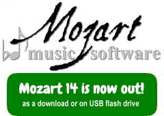 mozart music notation software